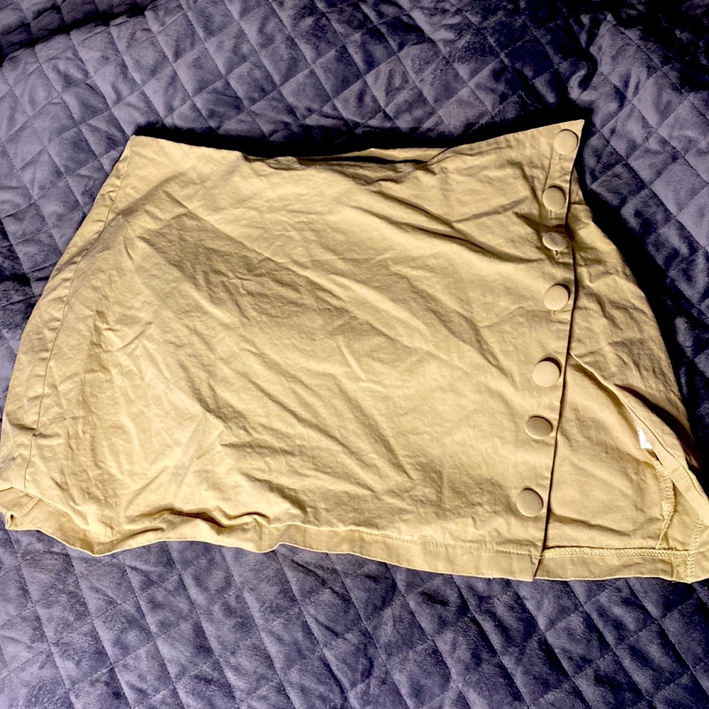 SHEIN, Tan Mini Skirt